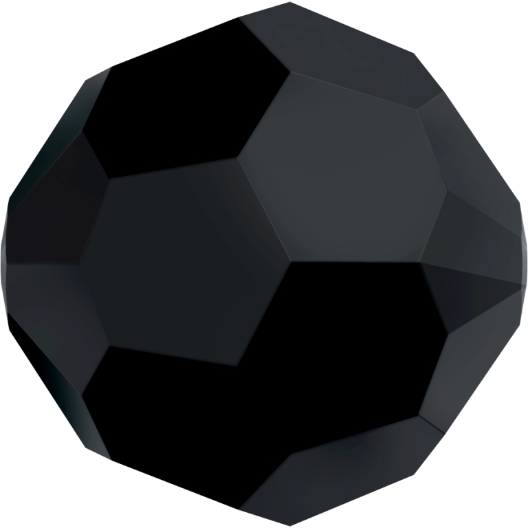 (image for) 5000 4mm*. Jet Round Bead PQ 36